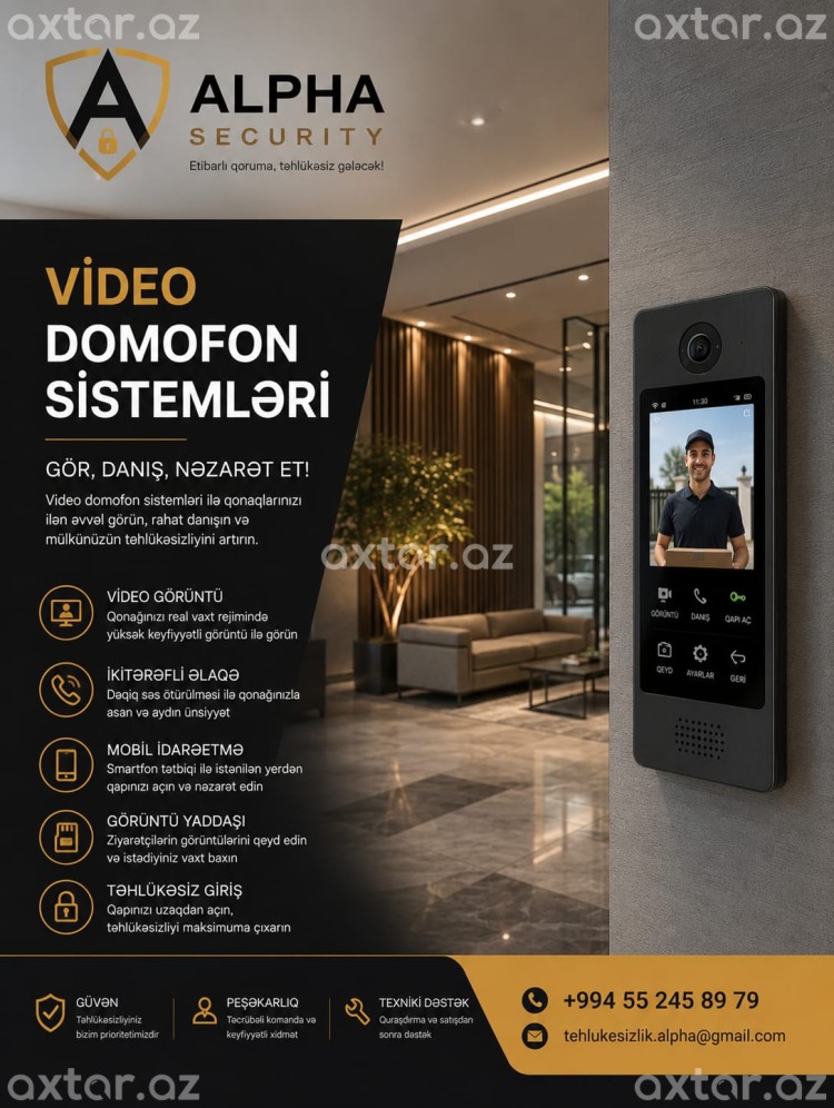 Domofon satisi 055 245 89 79