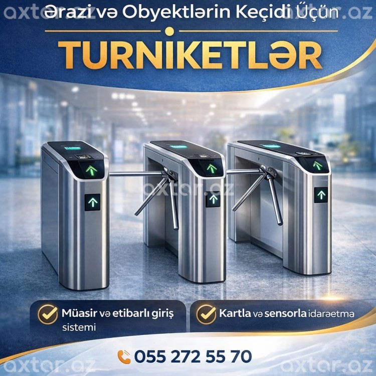 Tripod (Üçqollu) Turniketlər 055 272 55 70